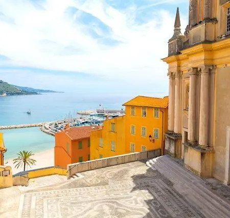 Rue Longue Vista Mare Menton